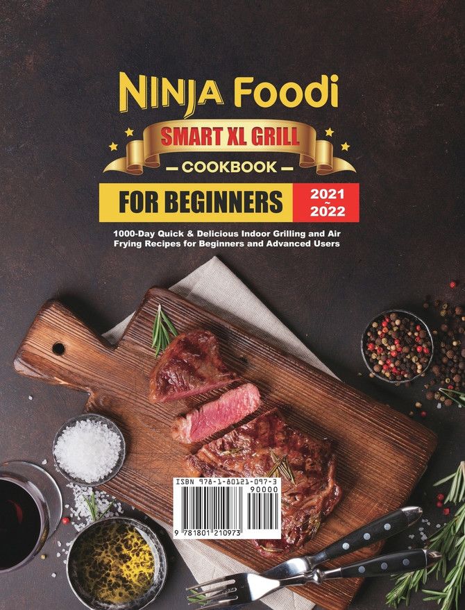 Ninja Foodi Smart XL Grill Cookbook for Beginners 2021-2022