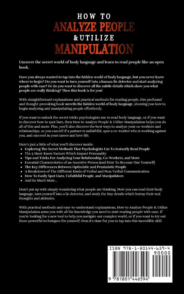 How to Analyze People & Utilize Manipulation