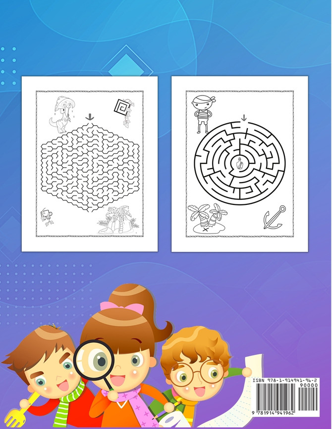 LABYRINTH-BUCH Für Kinder Alter 8 -12 Jahre