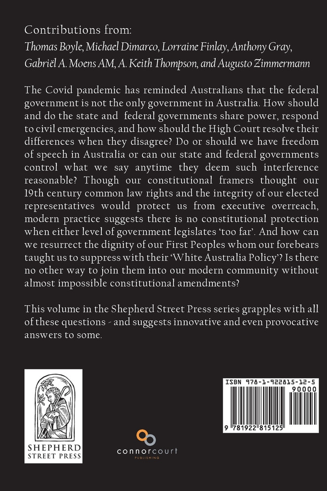 CURRENT ISSUES IN AUSTRALIAN CONSTITUTIONAL LAW