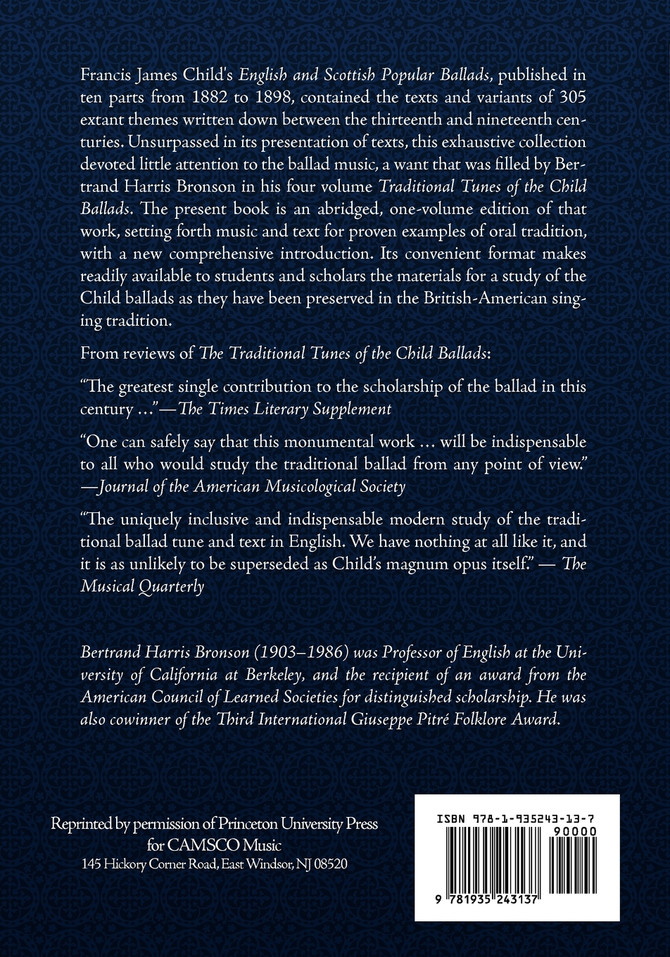 The Singing Tradition of Child's Popular Ballads