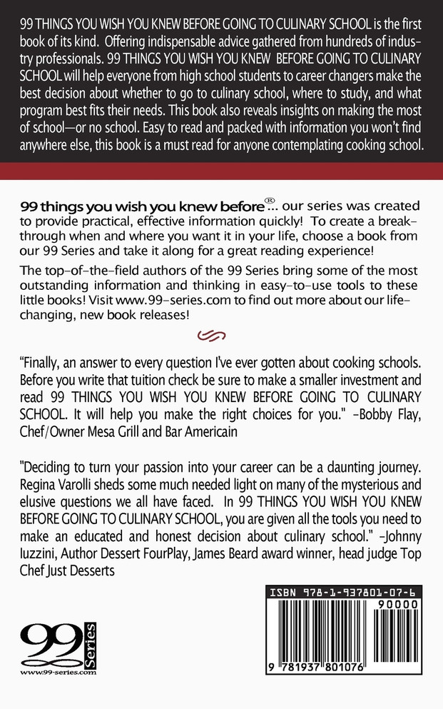99 Things You Wish You Knew Before Going to Culinary School