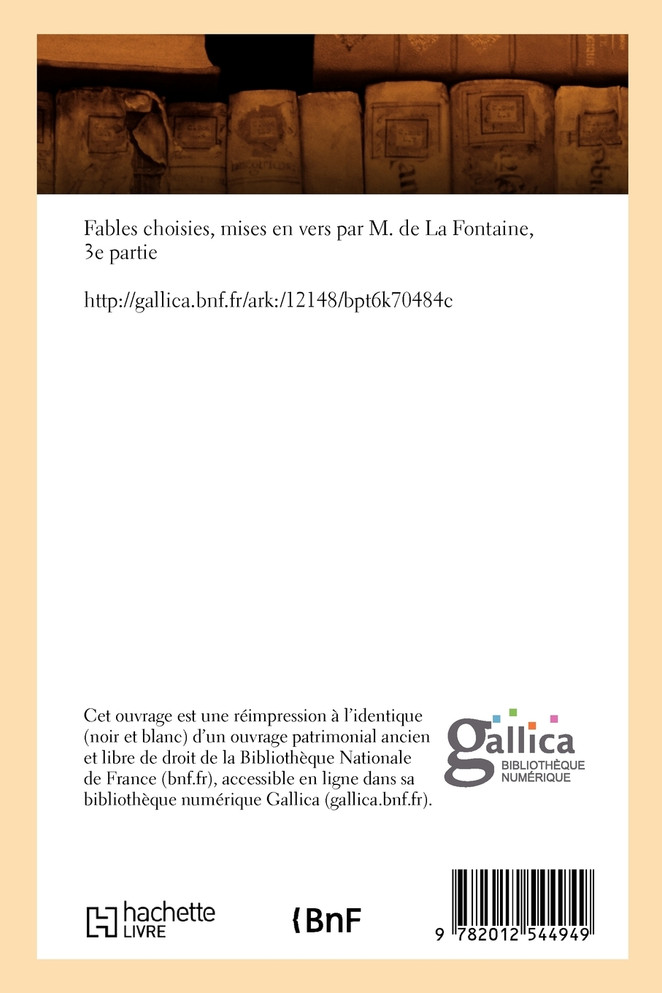 Fables choisies , mises en vers (Éd.1678)