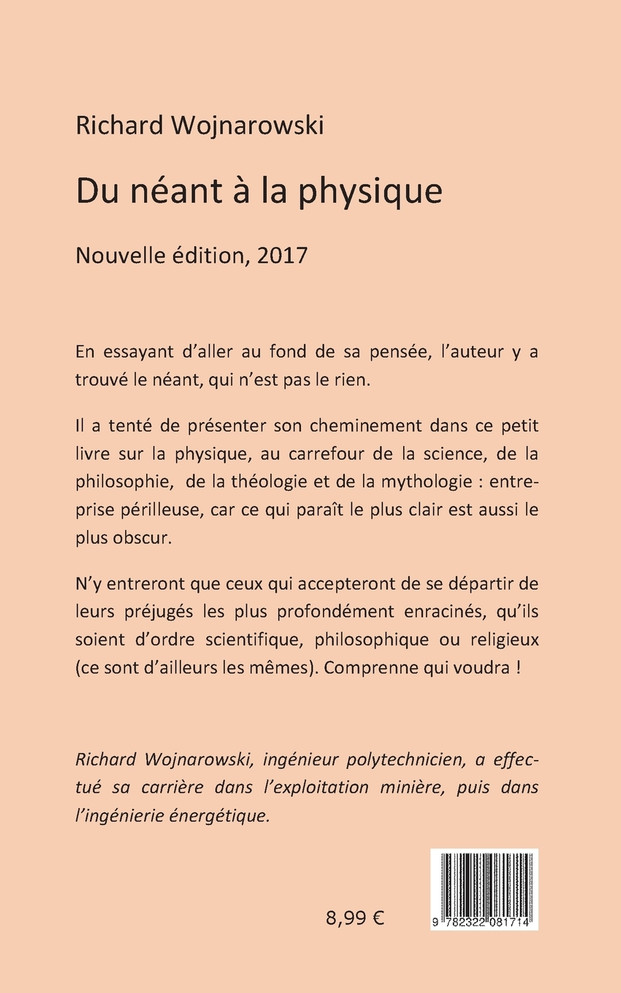 Du néant à la physique