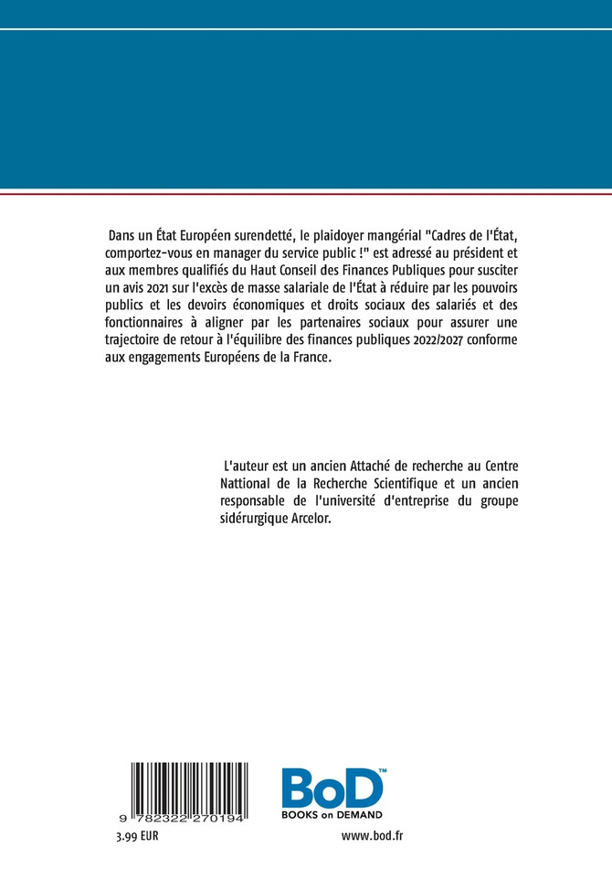 Cadres de l'État, comportez-vous en manager du service public !
