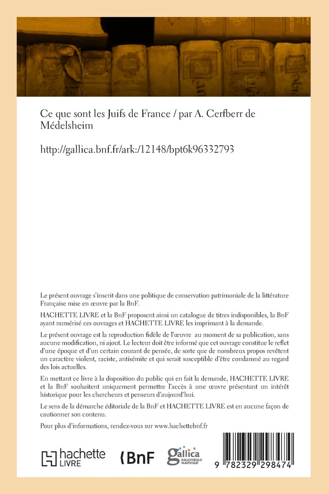 Ce que sont les Juifs de France