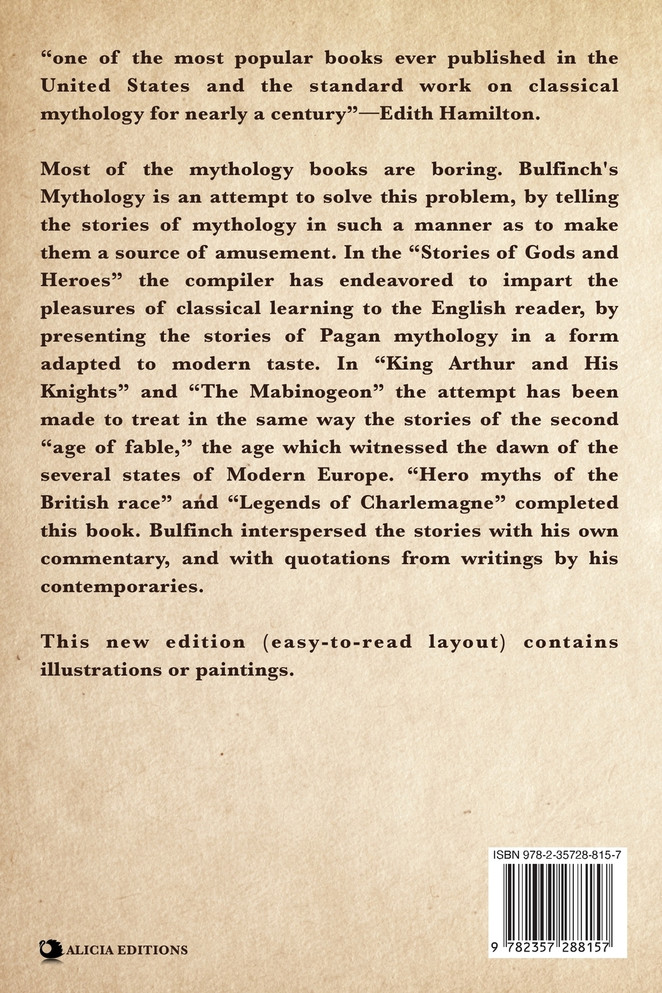 Bulfinch's Mythology (Illustrated)