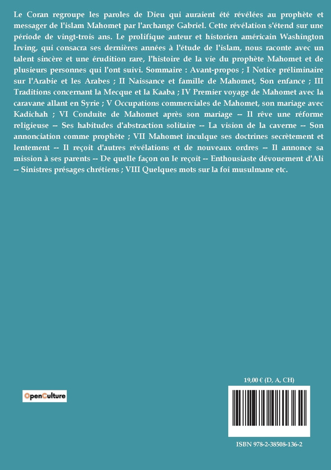 La vie de Mahomet