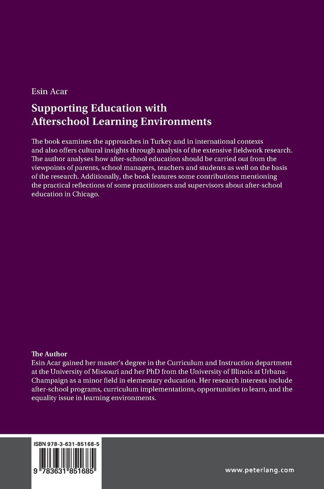 Supporting Education with Afterschool Learning Environments