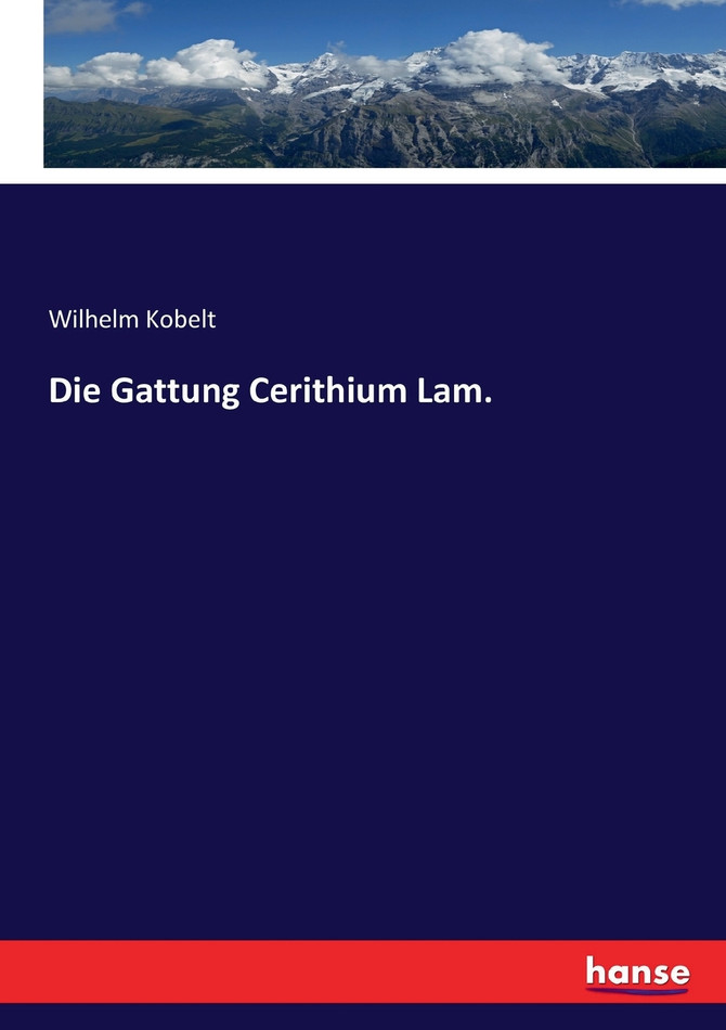 Die Gattung Cerithium Lam.