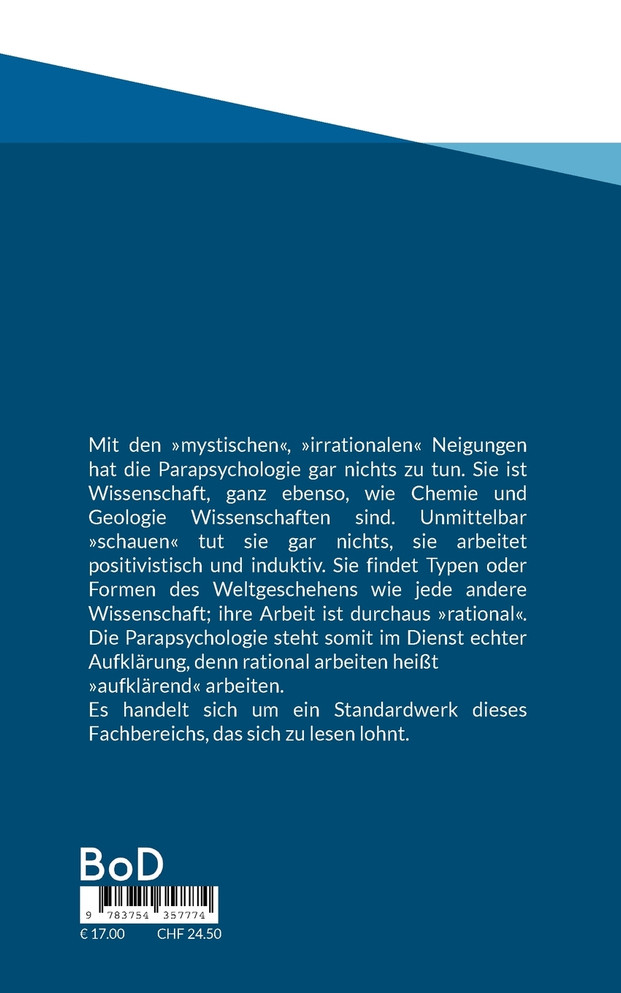 Wissenschaftliche Parapsychologie