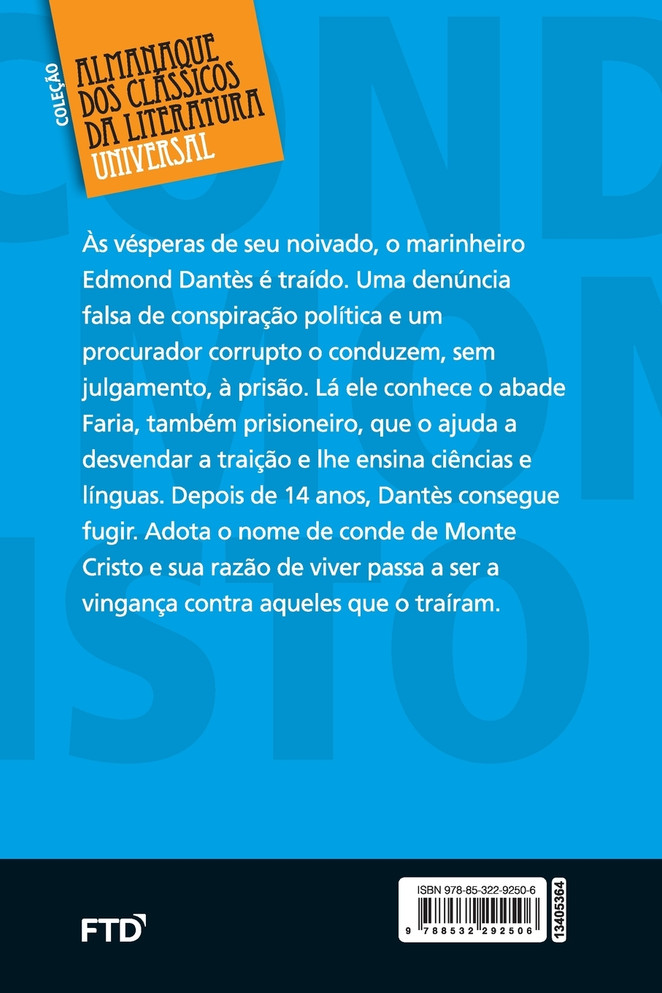 O conde de monte Cristo