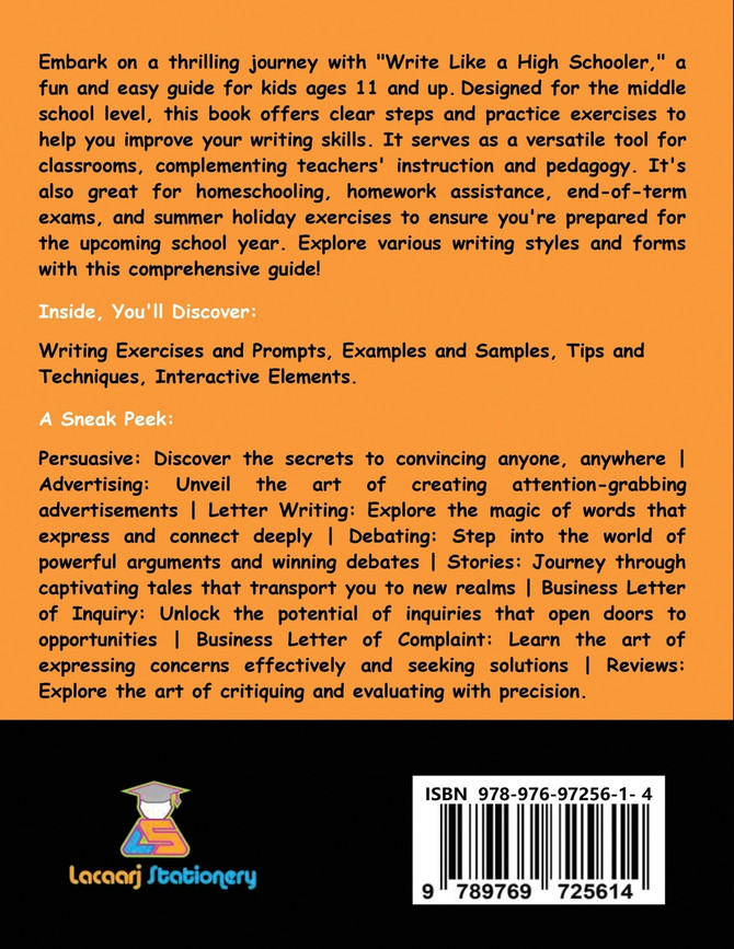 Write Like a High Schooler