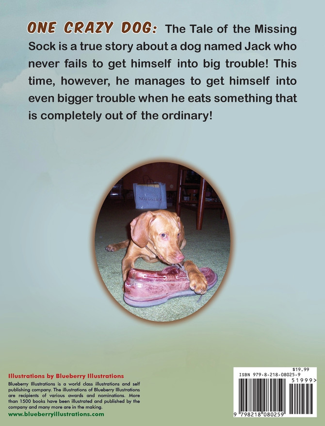 One Crazy Dog ( THE TALE OF THE MISSING SOCK )