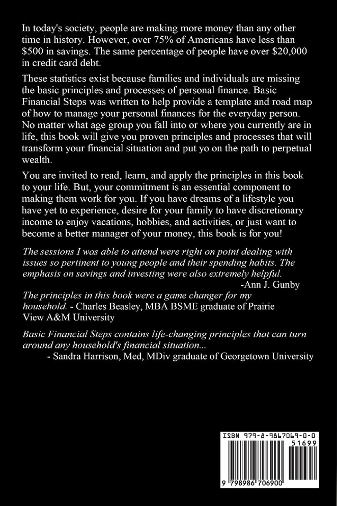 Basic Financial Steps