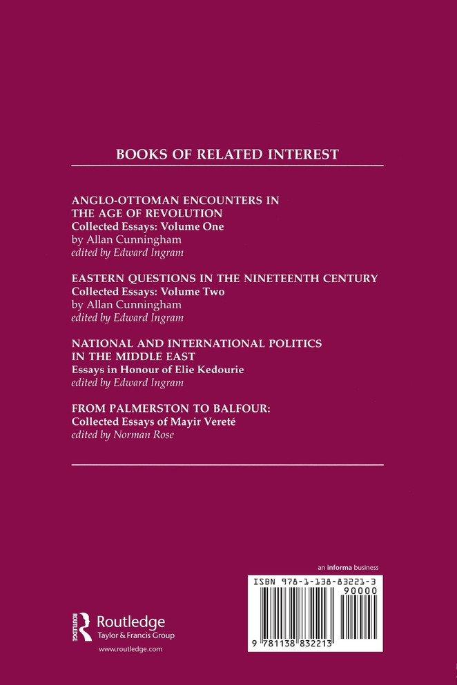 Imperialism, Evangelism and the Ottoman Armenians, 1878-1896