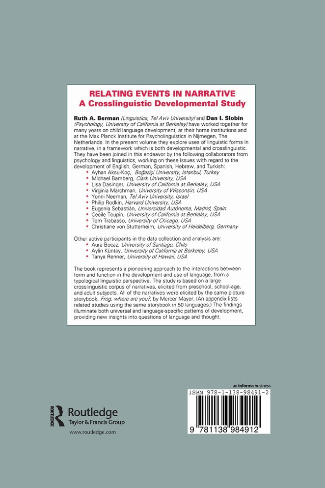 Relating Events in Narrative