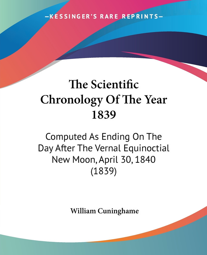 The Scientific Chronology Of The Year 1839