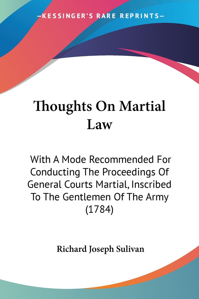 Thoughts On Martial Law
