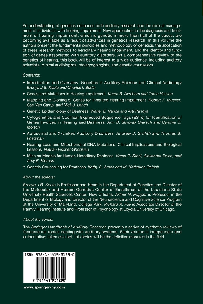Genetics and Auditory Disorders