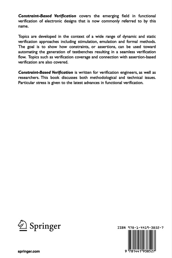 Constraint-Based Verification