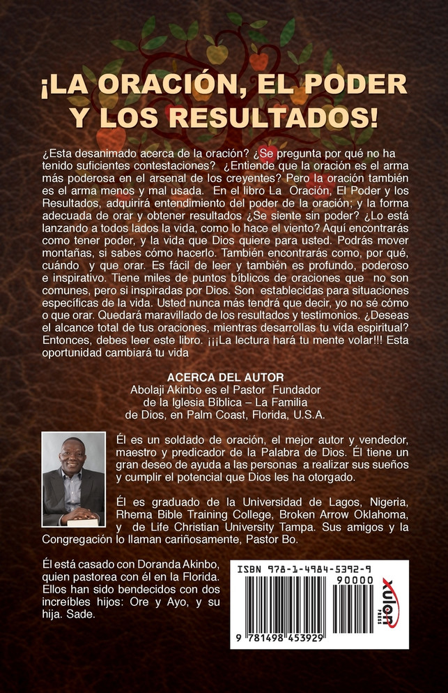 ¡LA ORACIÓN, EL PODER Y LOS RESULTADOS!