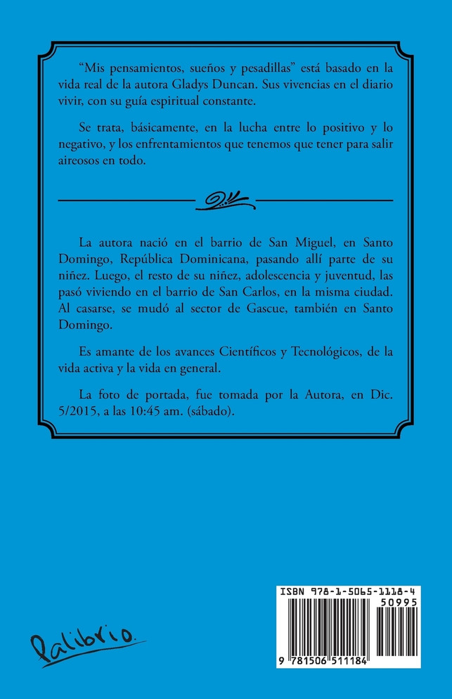 Mis pensamientos, sueños y pesadillas