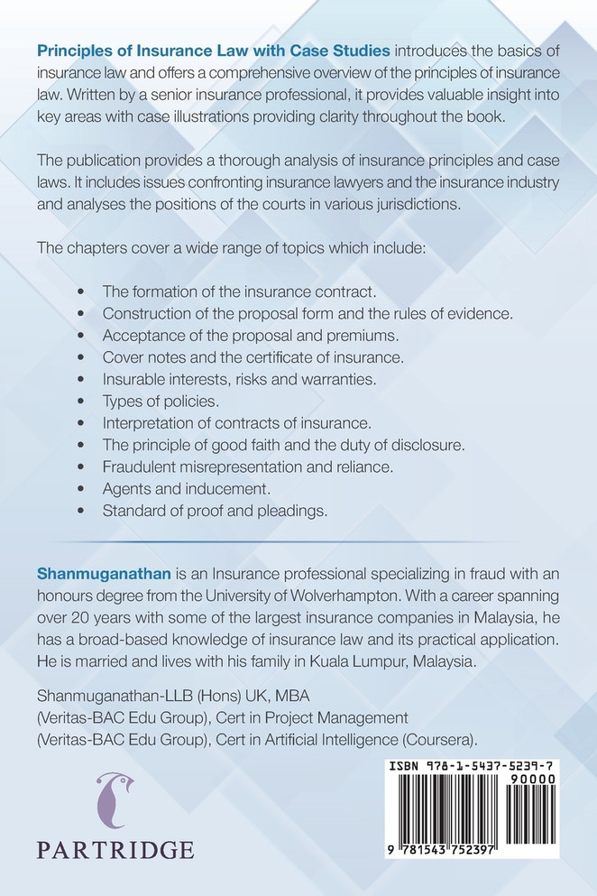 Principles of Insurance Law with Case Studies