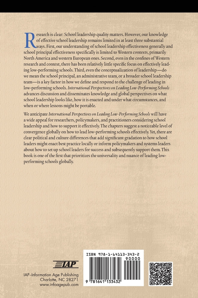 International Perspectives on Leading Low-Performing Schools