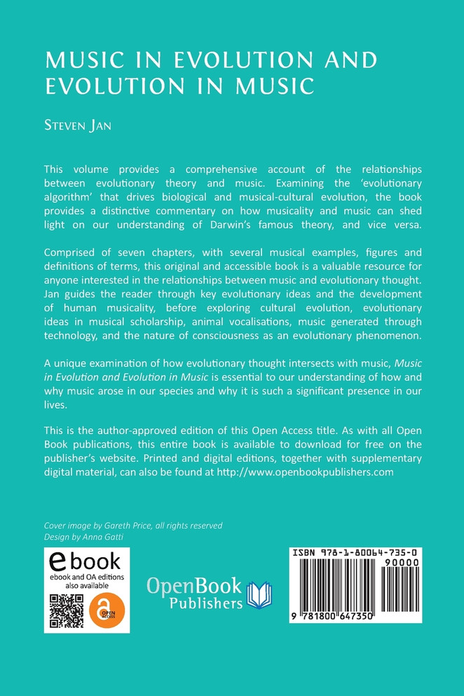 Music in Evolution and Evolution in Music Music in Evolution and Evolution in Music