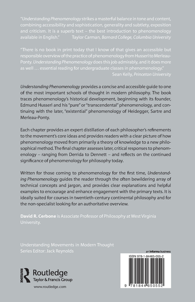 Understanding Phenomenology