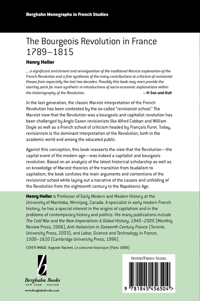 The Bourgeois Revolution in France 1789-1815