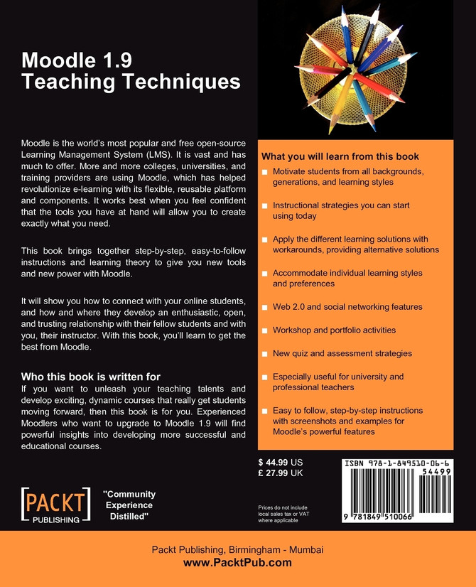 Moodle 1.9 Teaching Techniques
