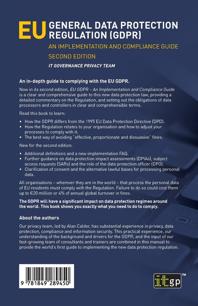 EU General Data Protection Regulation (GDPR)