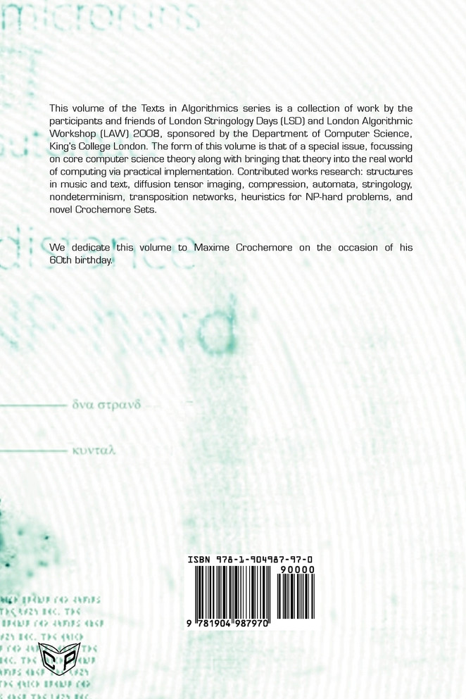 London Algorithmics 2008