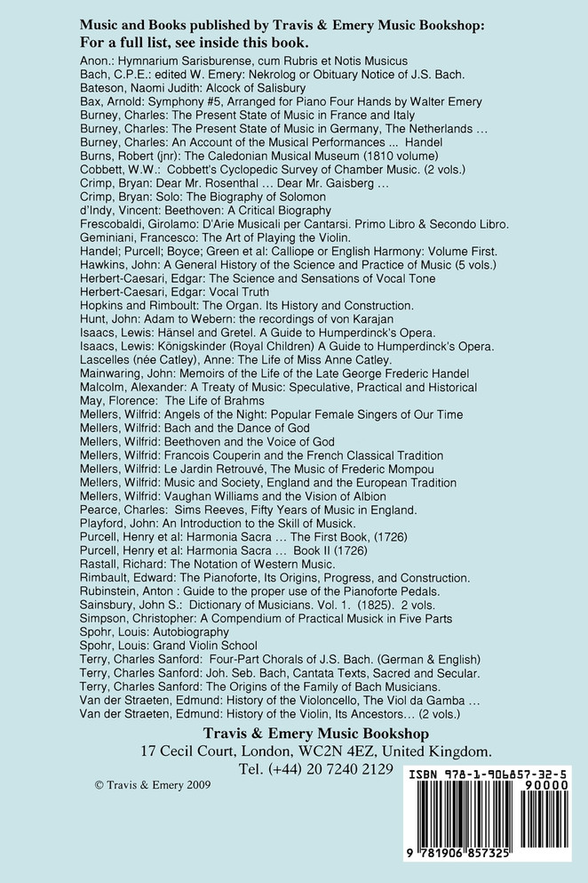 John Christian Bach (Johann Christian Bach) (Facsimile 1929)