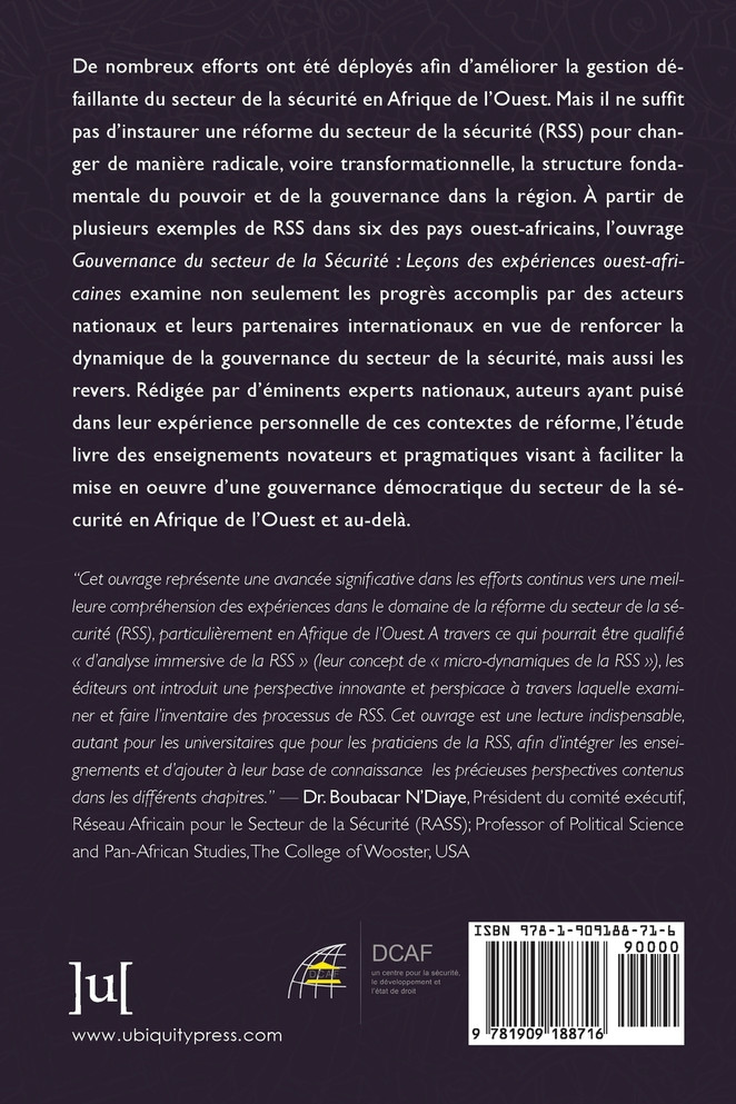 Gouvernance du secteur de la Sécurité