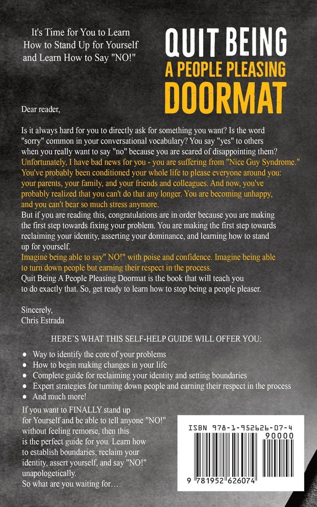 Quit Being A People Pleasing Doormat!