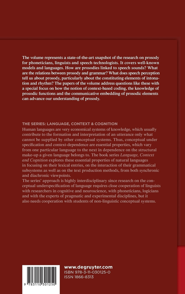 Understanding Prosody