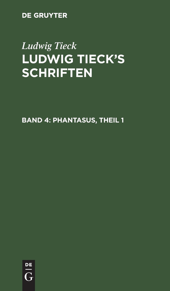 Phantasus, Theil 1