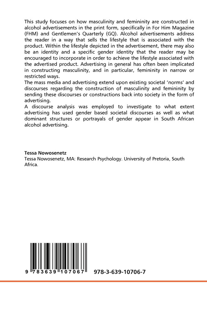 The Construction of Masculinity and Femininity in Alcohol Advertising