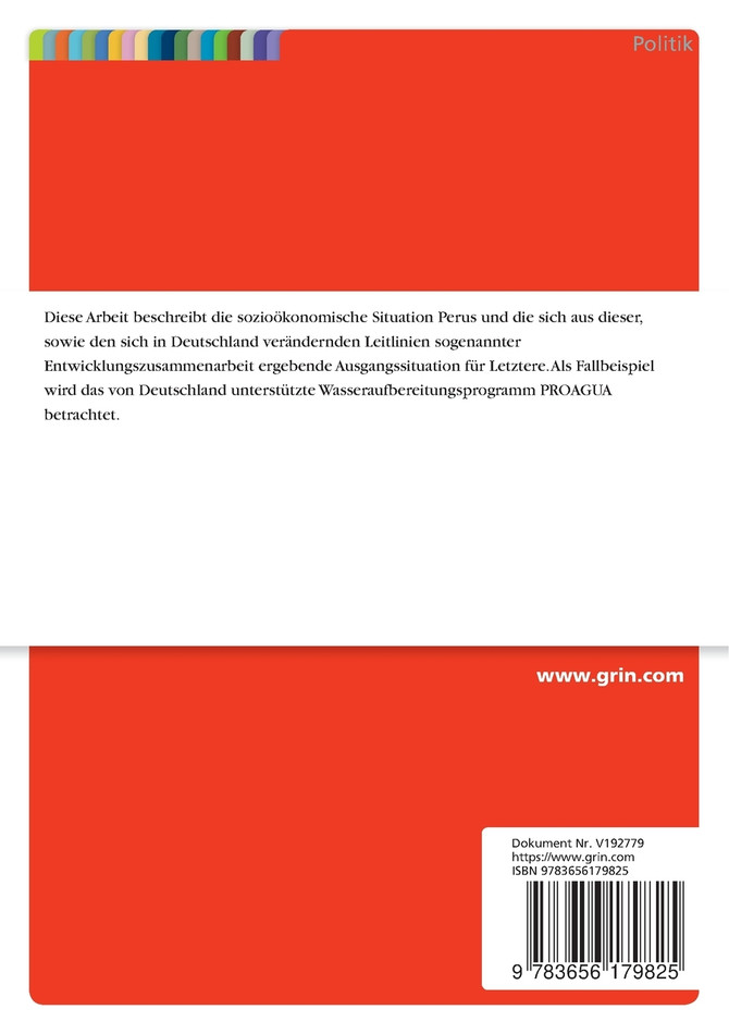 Entwicklungszusammenarbeit Deutschland - Peru