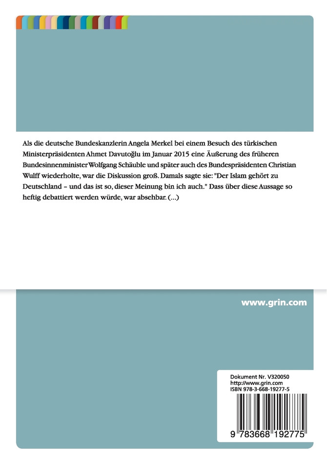 Europäisches Bewusstsein und Identität. Die historische Entwicklung der europäischen Identität durch Abgrenzung zur arabisch-islamischen Welt