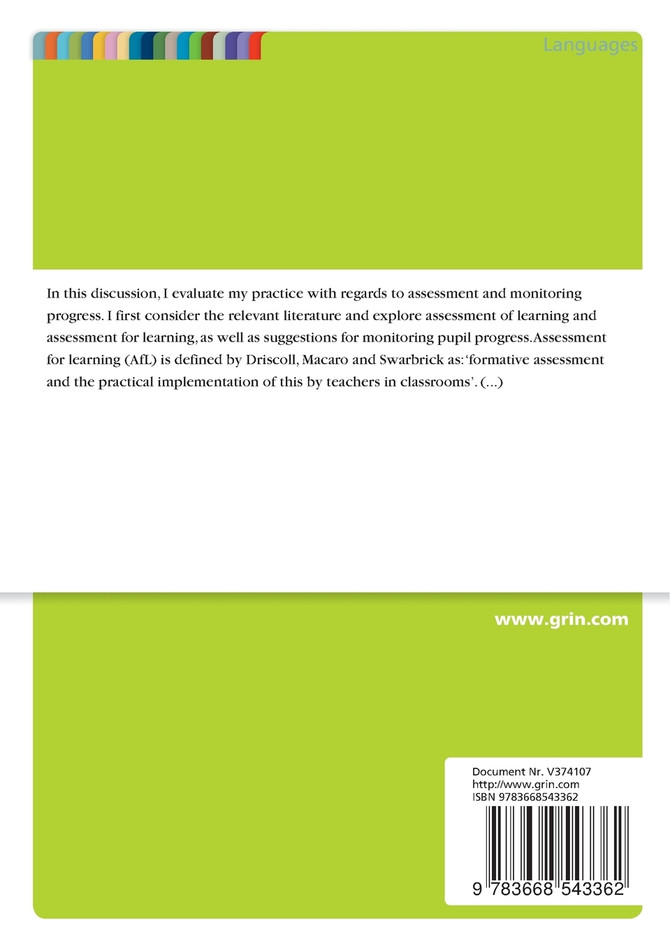 A Look into Methods for Assessing and Monitoring Pupil Progress in Secondary Schools