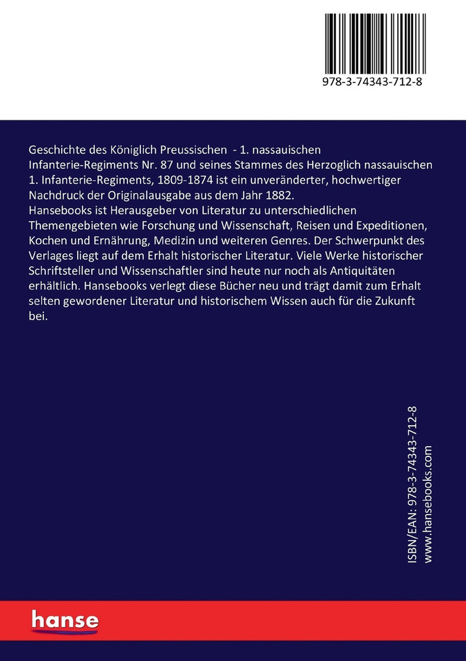 Geschichte des Königlich Preussischen