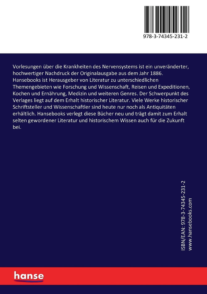 Vorlesungen über die Krankheiten des Nervensystems