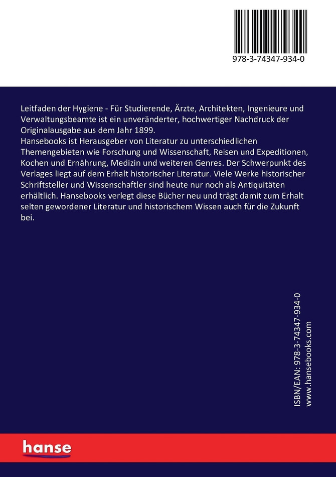 Leitfaden der Hygiene