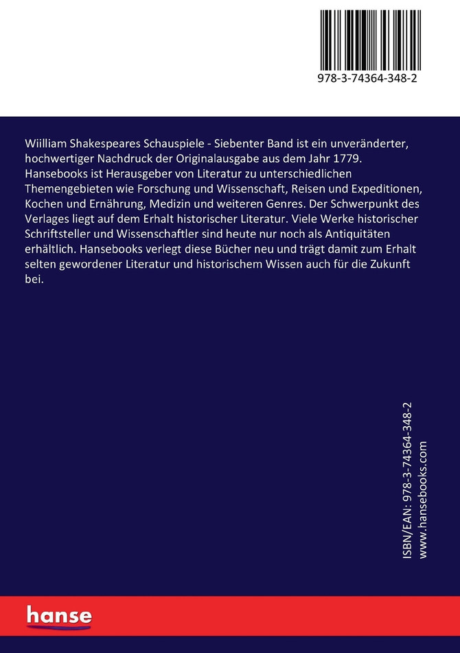 Wiilliam Shakespeares Schauspiele