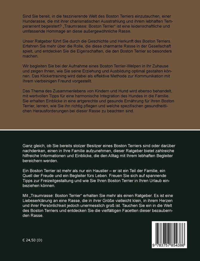 Traumrasse Boston Terrier