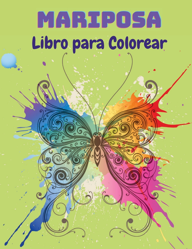 Mariposa Libro para Colorear
